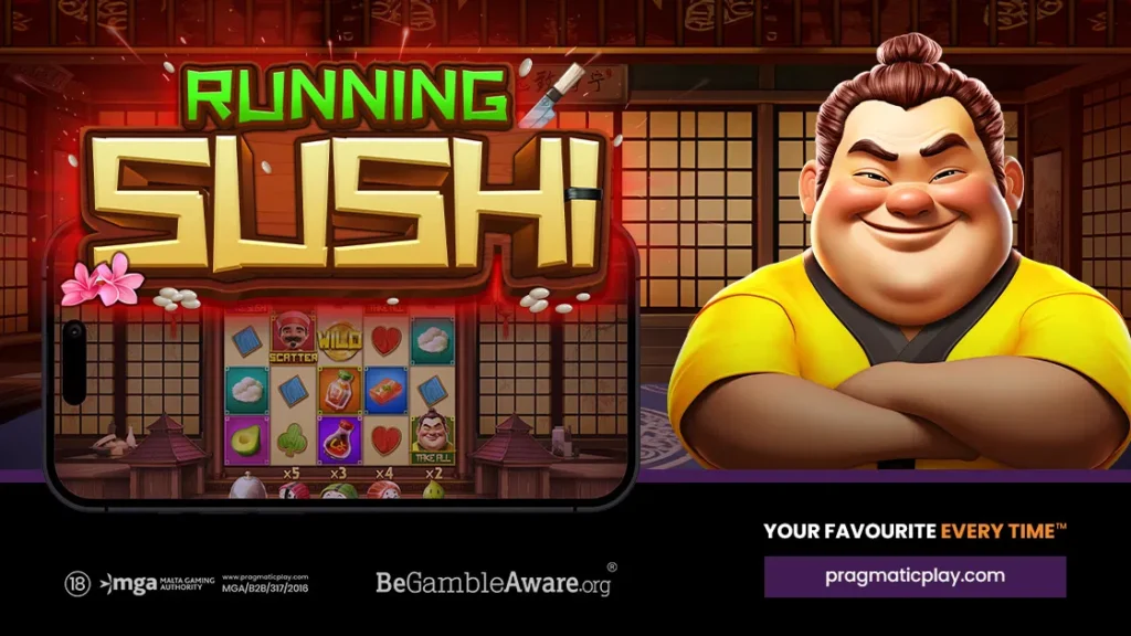 Не упустите шанс выиграть в игре Pragmatic Play "Running Sushi"